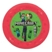 Återanvändbara Tallrikar Minecraft - 4-pack