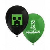 8 st Ballonger 30 cm - Minecraft Party