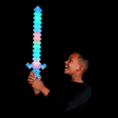 LED Svärd Pixel Blå