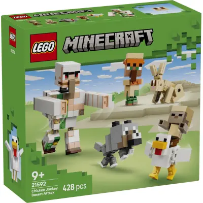LEGO® Minecraft Ökenattack med hönsryttare 21592 - LEGO -  Leksaksaffären