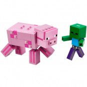 LEGO Minecraft BigFig Pig with Baby Zombie