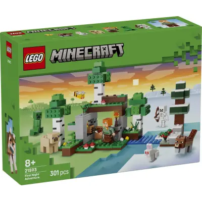 LEGO® Minecraft Första nattens äventyr 21593 - LEGO -  Leksaksaffären