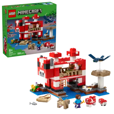 LEGO - Minecraft - Mooshroom House