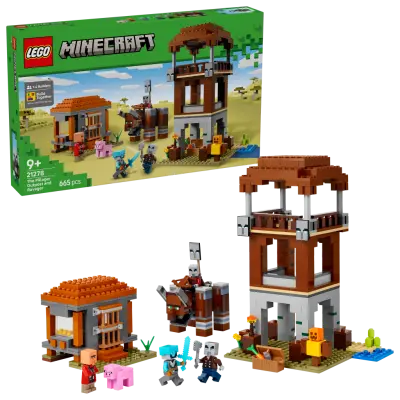 LEGO - Minecraft - The Pillager Outpost and Ravager