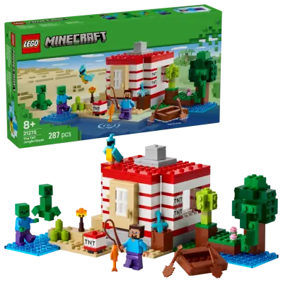 LEGO - Minecraft - The TNT Jungle House