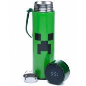 Licensierad Minecraft Creeper Thermos med digital termometer 450 ml