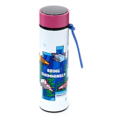 Minecraft Axolotl thermos stainless steel bottle thermometer 450ml