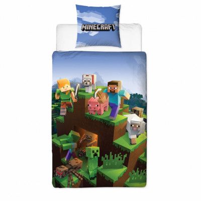 Minecraft Bäddset 150x210cm 11281 - Minecraft -  Leksaksaffären