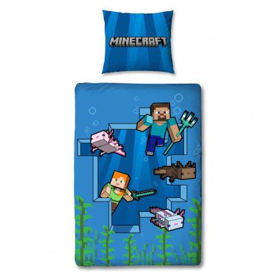 Minecraft Bäddset 150x210cm