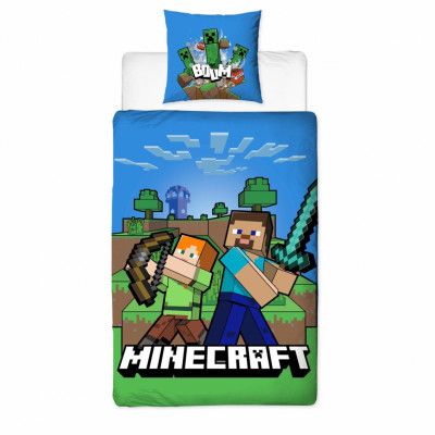 Minecraft Bäddset 150x210cm