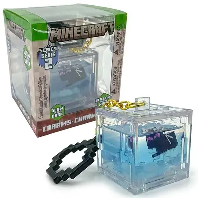 Minecraft Charms Clip on Ender Dragon (blå vätska) - Minecraft -  Leksaksaffären