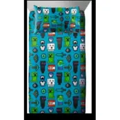 Minecraft Chaser Fitted Single bed Set