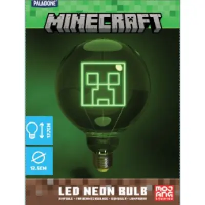 Minecraft - Creeper - Led Neon Bulb