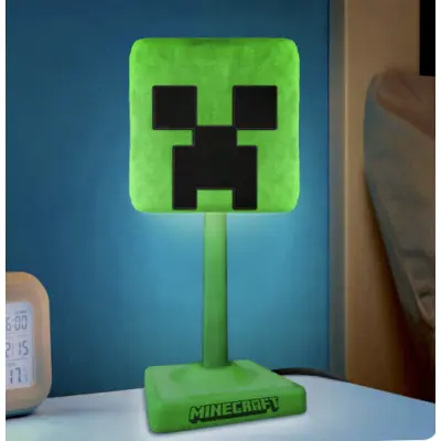 Minecraft - Creeper - 'Softglo' Fluffy Decorative Lamp
