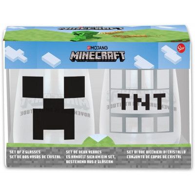 Minecraft Dricksglas 2-pack - Minecraft -  Leksaksaffären