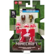 Minecraft Figur Mooshroom - Minecraft -  Leksaksaffären