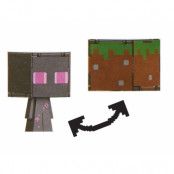 Minecraft Flippin Action Figure Enderman & Grass Block