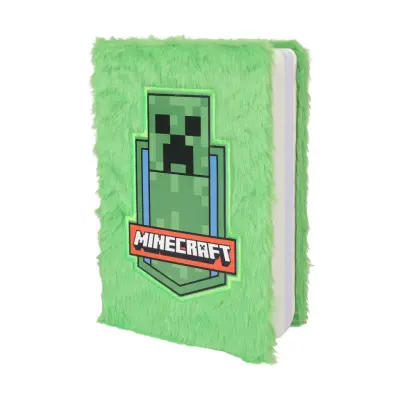 Minecraft Fluffig Anteckningsbok - Minecraft -  Leksaksaffären