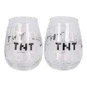 Minecraft Glas - 2-pack
