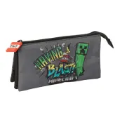 Minecraft Graffiti triple pencil case