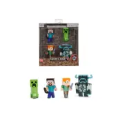Minecraft Jada Metallfigurer 4-Pack 2.5"- Minecraft -  Leksaksaffären