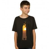 Minecraft Torch T-shirt Barn, MEDIUM