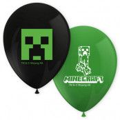 Minecraft Latexballonger 8-pack