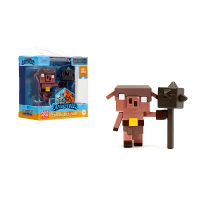 Minecraft Legends Metallfigur 1-pack 2,5” Piglin Mace Runt - Minecraft -  Leksaksaffären