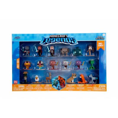 Minecraft Legends Samlarfigurer Nano Metall 18-p