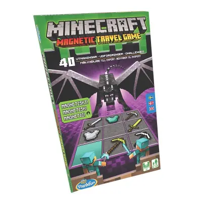 Minecraft Magnetic Travel Game Sv/Dk/En - Minecraft -  Leksaksaffären