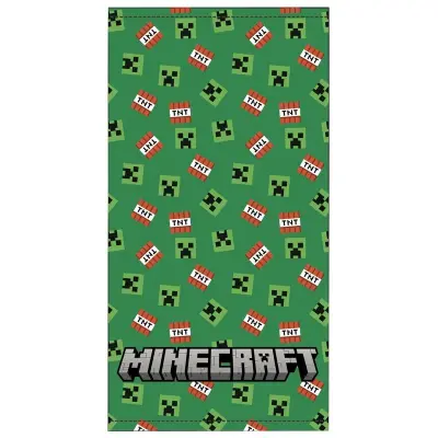 Minecraft microfibre beach towel