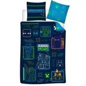Minecraft microfibre duvet cover bed 90cm