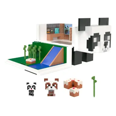 Minecraft Mini Hobhead Panda Play Set