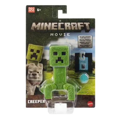 Minecraft Movie Figur Creeper - Minecraft -  Leksaksaffären