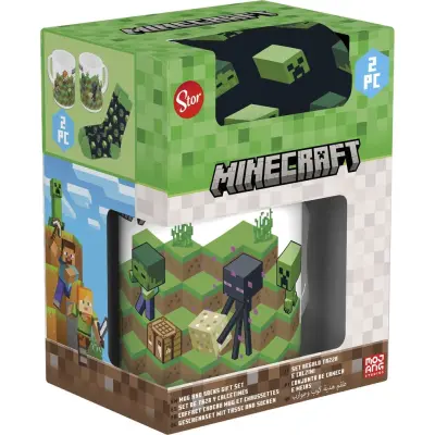 Minecraft Mug & Socks Set