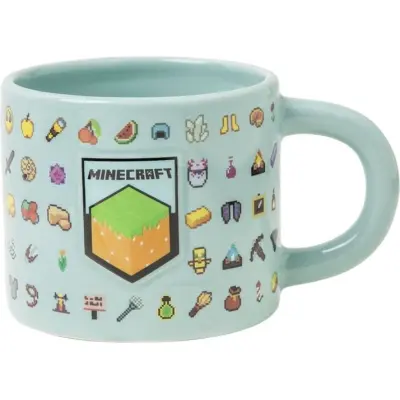 Minecraft Mugg - Minecraft Embossed Mug - för  flerfärgad