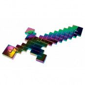 Minecraft Netherite Sword Rainbow