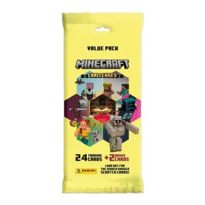 Minecraft - Panini Pochette 26 Trading Cards