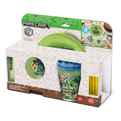 Minecraft Party Kit Återanvändbart - Minecraft -  Leksaksaffären