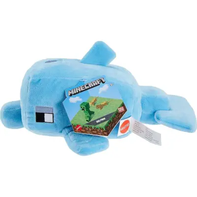 Minecraft: Plush 20Cm - Minecraft 8-Inch Basic Plush Dolphi (HJD25)