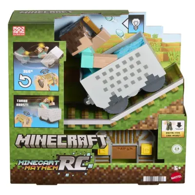 Minecraft RC Vehicle Steve in Minecart