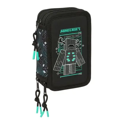 Minecraft Screen triple pencil case 37pcs