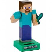 Minecraft Steve - Dansande Solcellfigur 12,5 cm