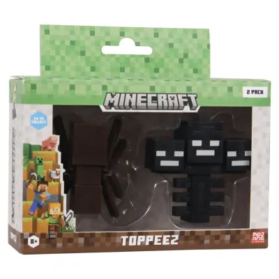 Minecraft Toppeez Figurer 2-pack Spider&Whiter - Minecraft -  Leksaksaffären