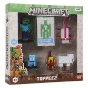 Minecraft Toppeez Figurer 6-pack Deluxe box Axolotl