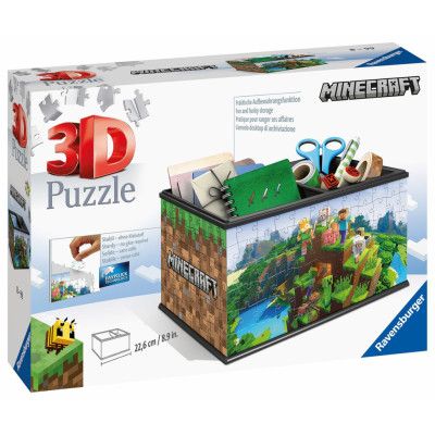 Minecraft Treasure Box 3D Pussel 216 bitar - Minecraft -  Leksaksaffären