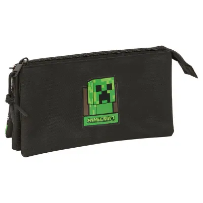 Minecraft triple pencil case