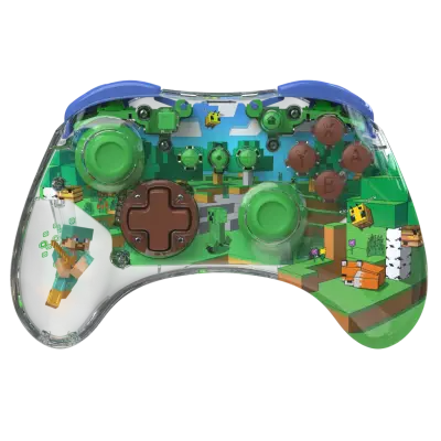 PDP REALMz - Wireless Controller - Minecraft Forest Biome