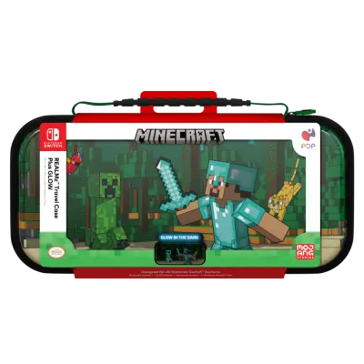 PDP Travel Case Plus GLOW - Minecraft Forest Battle