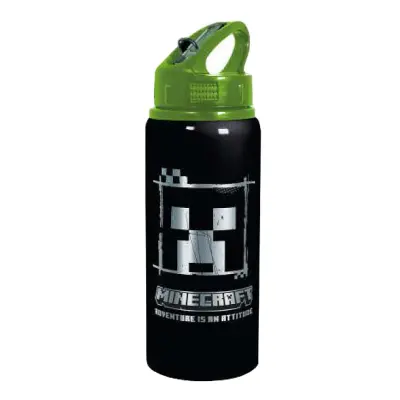 Water Bottle Minecraft Aluminium 730ml